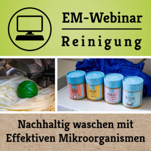 Shop-Ticket Webinar "Nachhaltig waschen mit Effektiven Mikroorganismen"